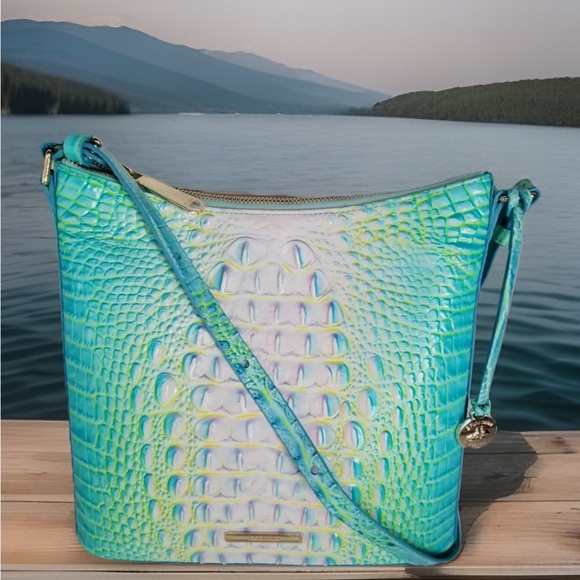 π BRAHMIN KATIE COTTON CANDY π OMBRE CROSSBODY SHOULDER BAG ππ - Picture 2 of 16